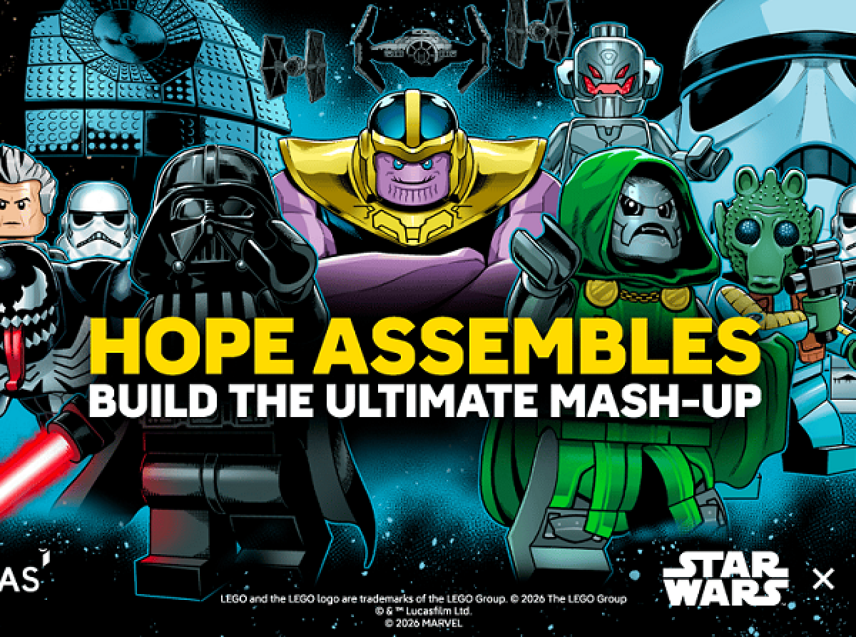 The Lego Group invites fans to mash-up Star Wars and Marvel universes for the first time ever in LEGO Ideas challenge